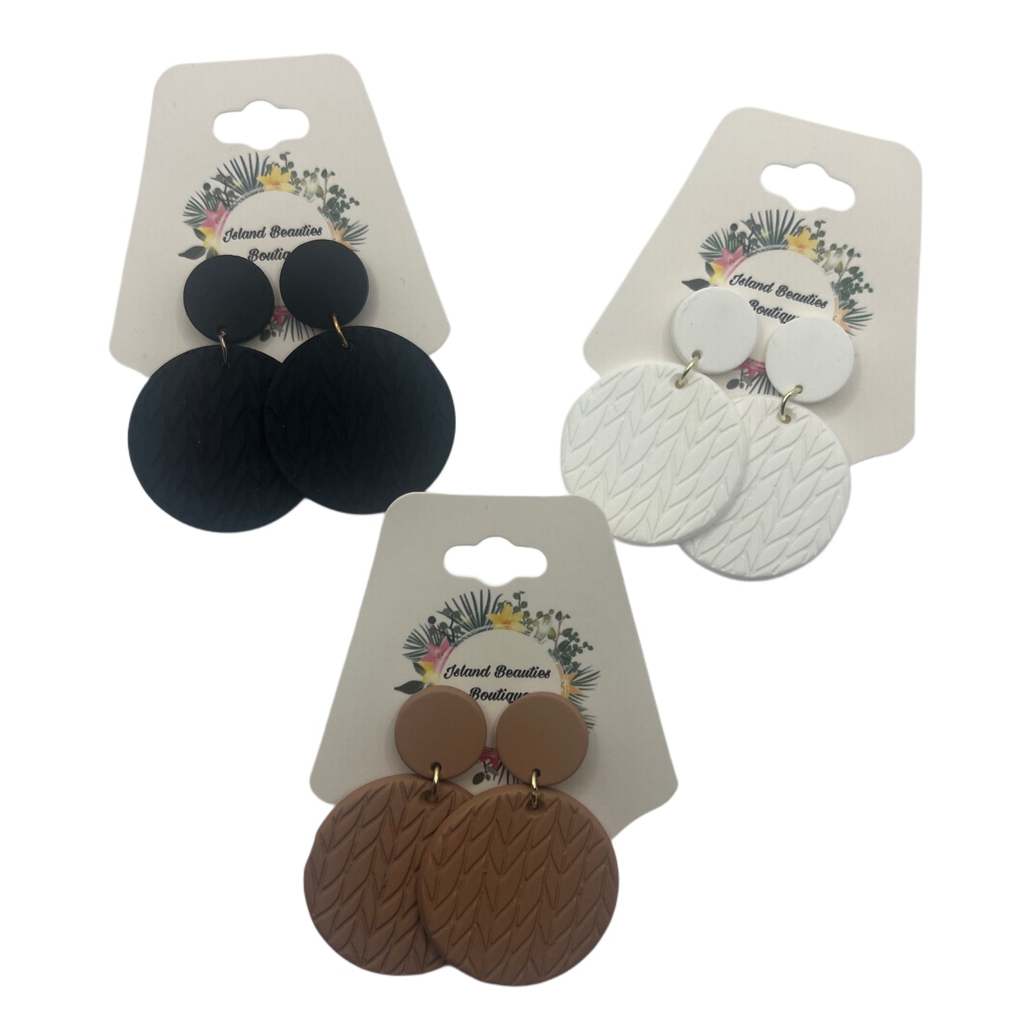 Stem Leaf Pattern Earrings