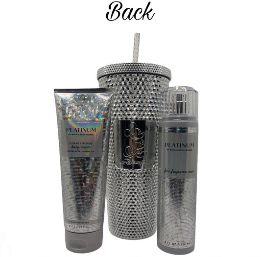 Starbucks Silver Studded Mickey Mouse Walt Disney World Tumbler w/ Free B & B Set