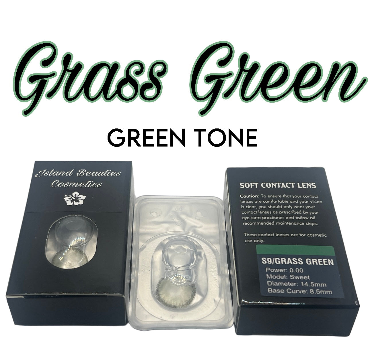 "Grass Green" Contact Lenses
