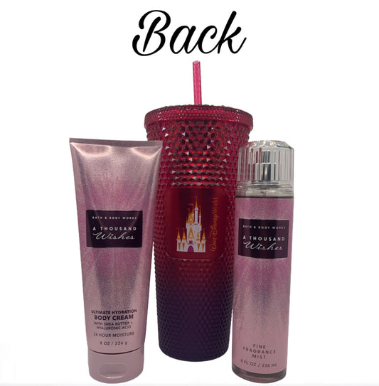 Starbucks Studded Walt Disney World Tumbler w/ Free B & B Set