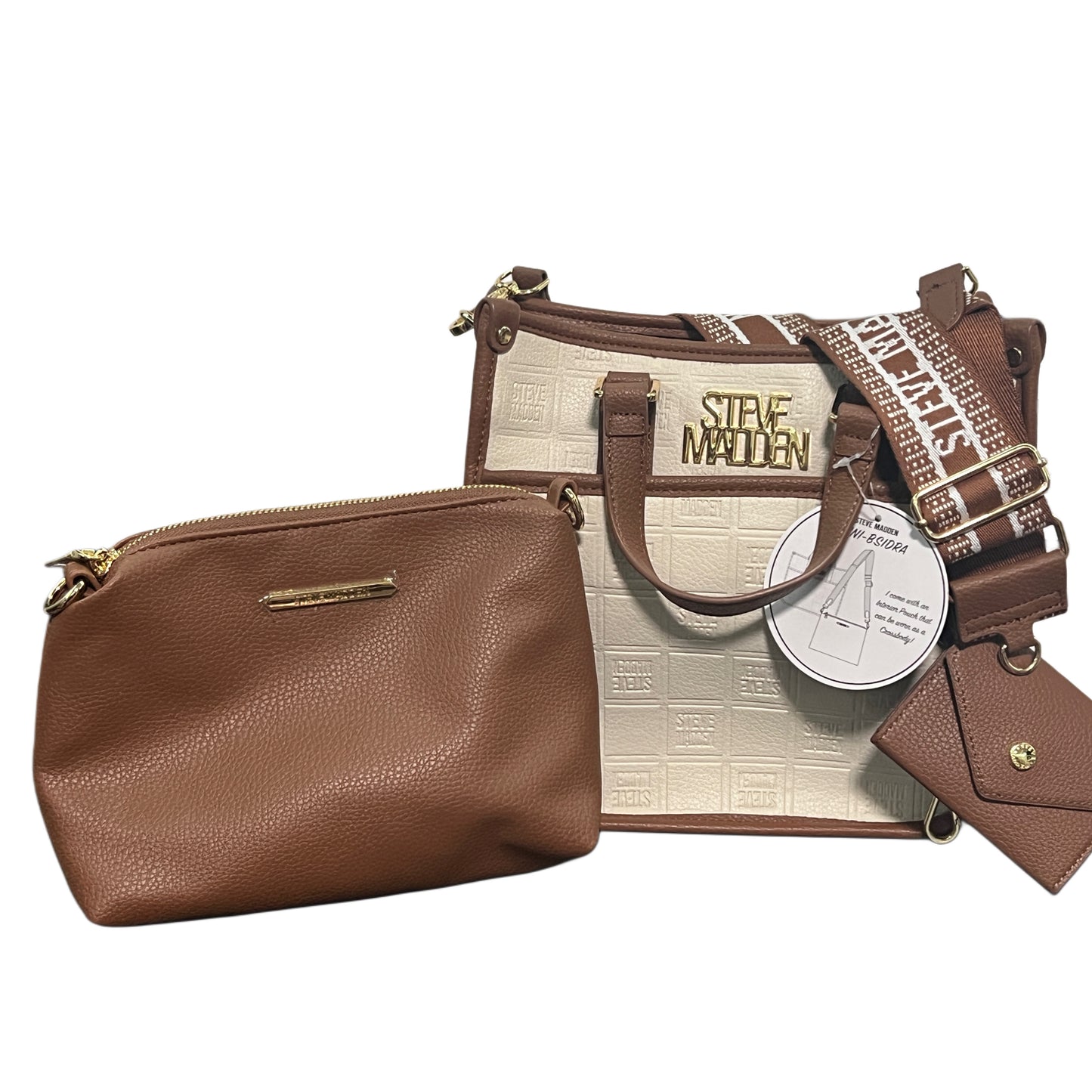 Steve Madden 3 Pc Bsidria Mini Crossbody Tote