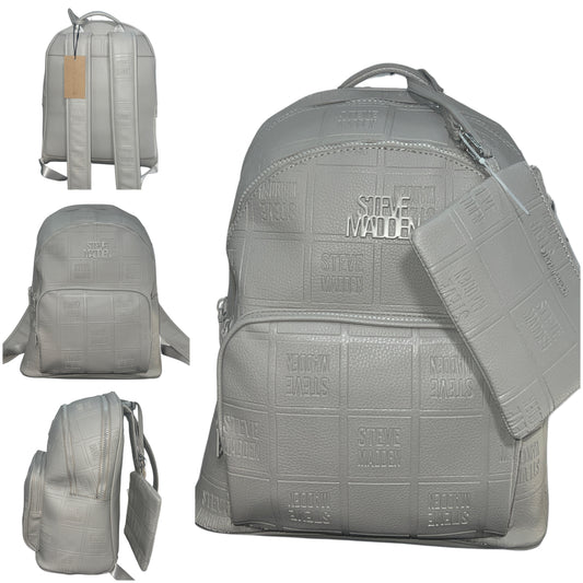 Steve Madden 2pc Mini Logo Backpack Set