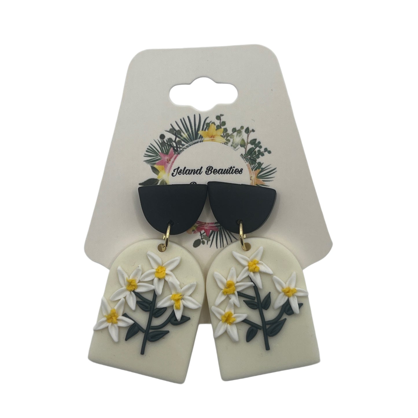 Daisy Latte Stone Earrings