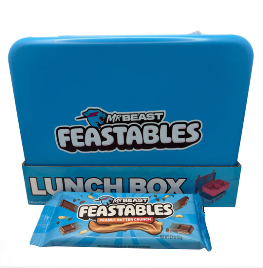 MR. Beast Feastables Lunch Box w/ Free Candy Bar