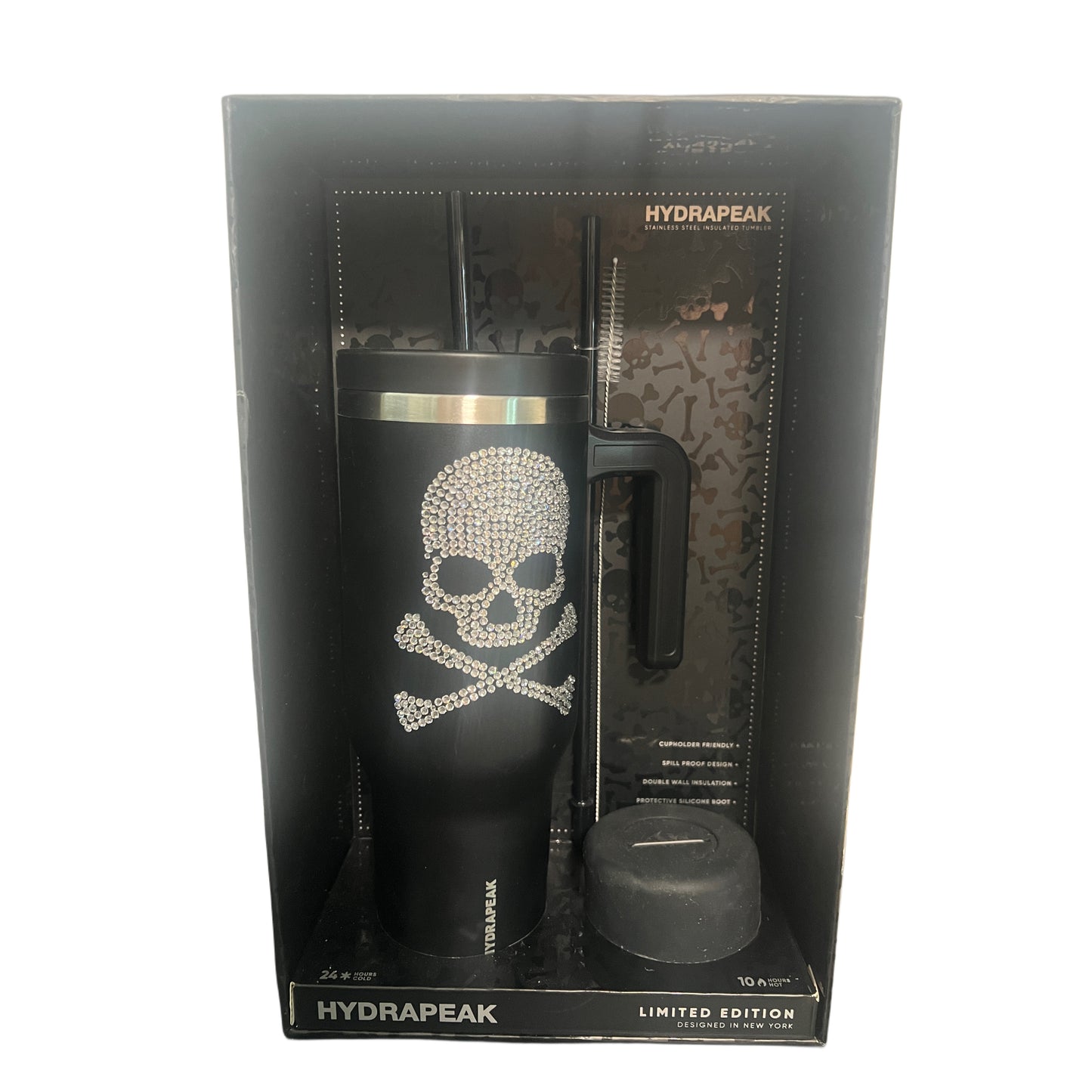 Hydrapeak 40oz Black Skull Limited Edition