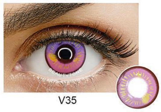 "Purple Pink" Contact Lenses