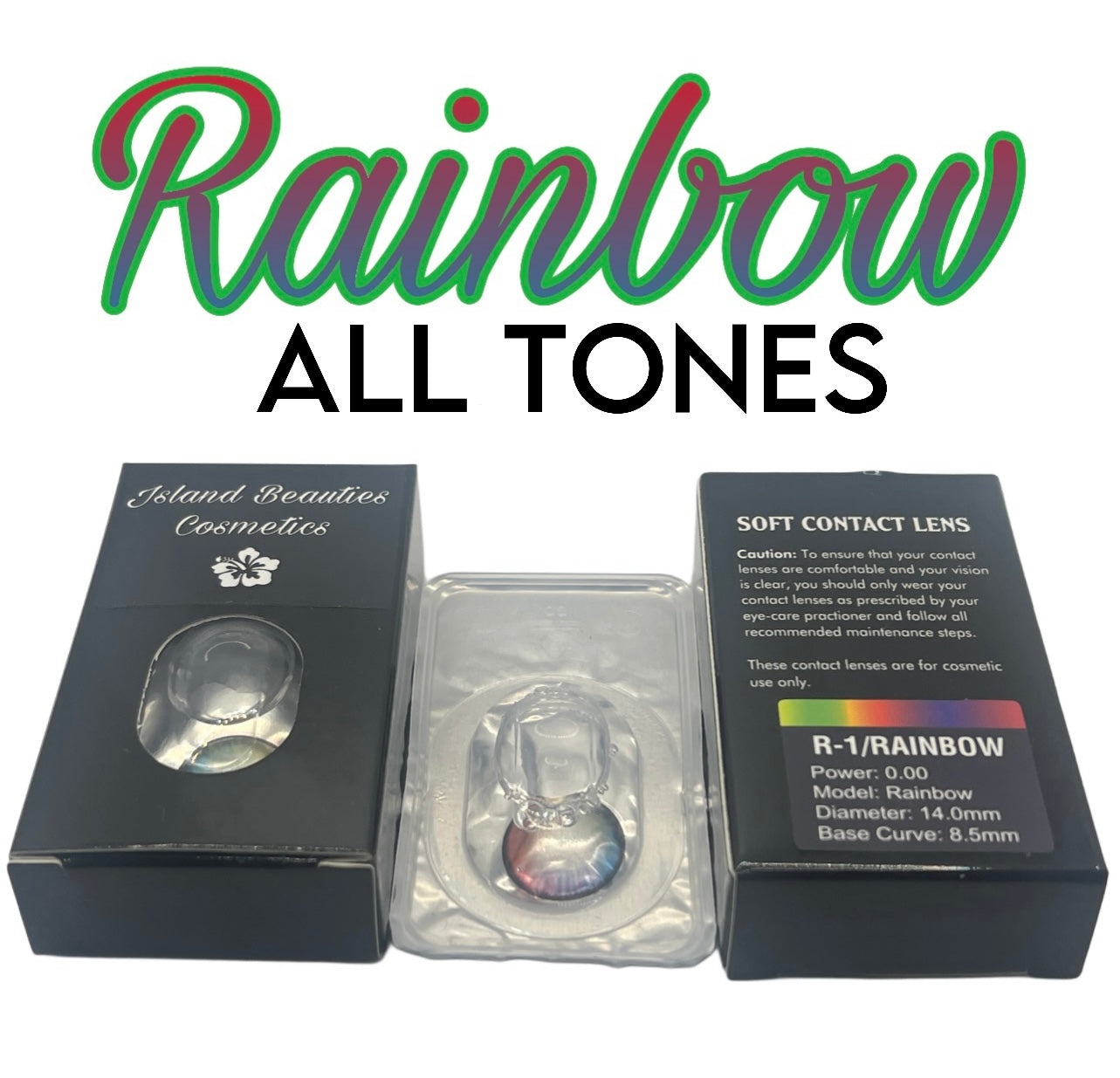 "Rainbow" Contact Lenses