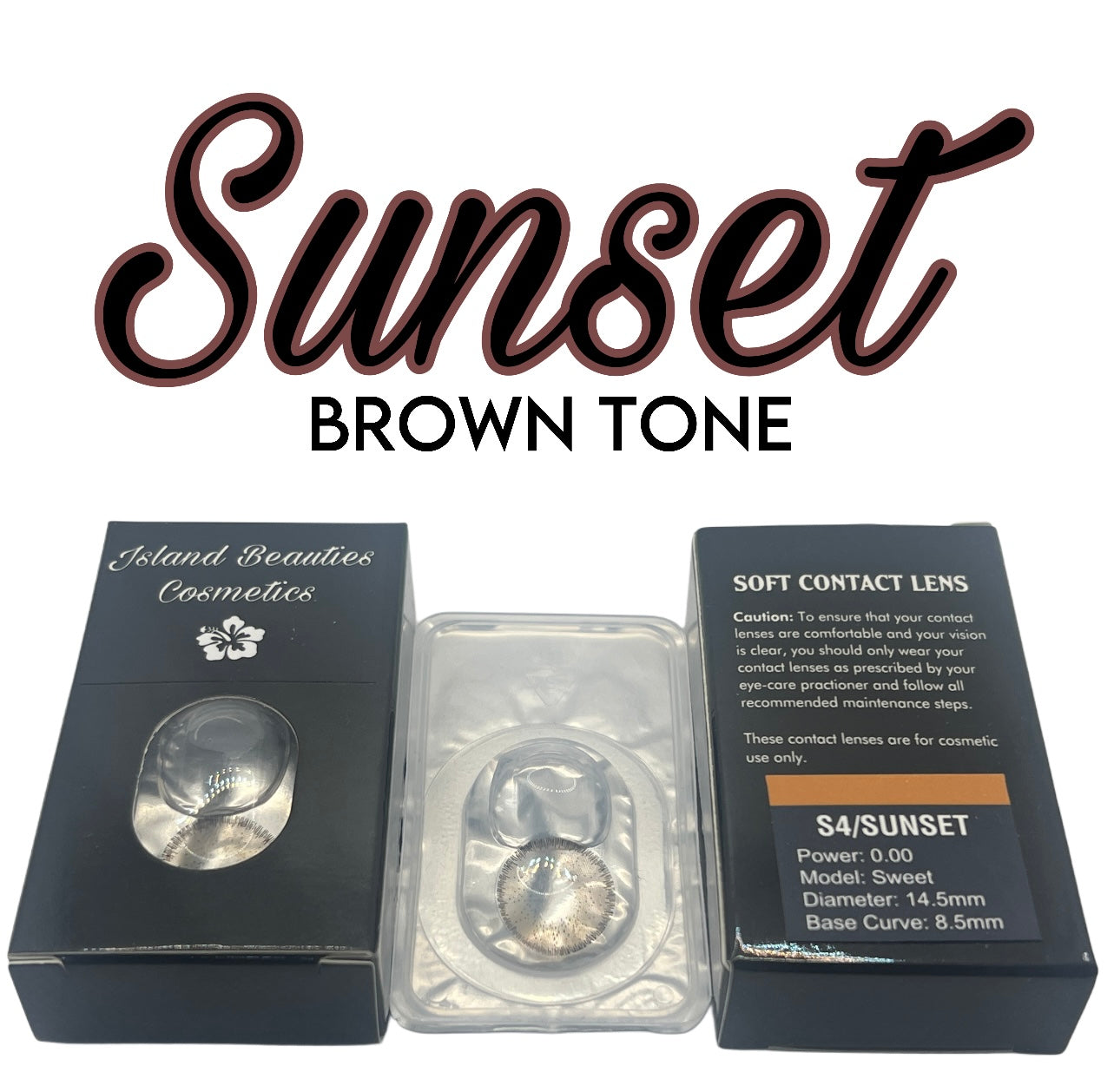 "Sunset" Contact Lenses